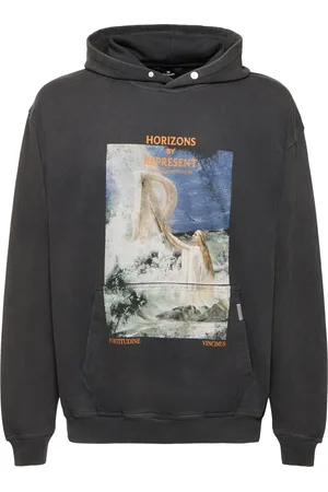 Represent Sudadera De Algodón Con Capucha