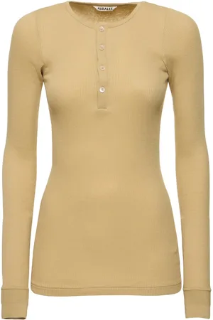 Auralee Camiseta De Algodón