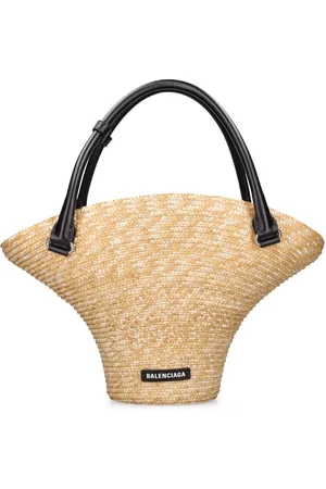 Balenciaga Bolso De Playa De Paja