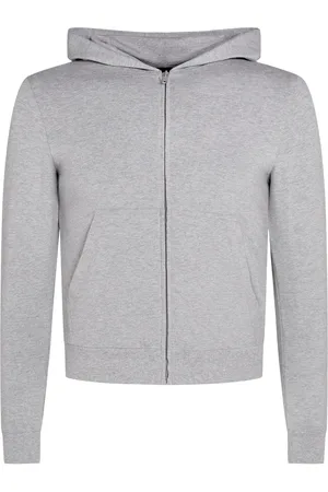 Balenciaga Sudadera Corta De Algodón Con Capucha