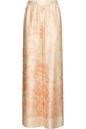 MITHRIDATE Pantalones Anchos De Seda Stretch