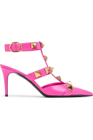 VALENTINO GARAVANI Sandalias De Piel Con Tachuelas 80mm