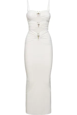 CHRISTOPHER ESBER Vestido Midi Con Aberturas