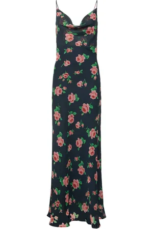 ROTATE Vestido Maxi Lencero De Chifón