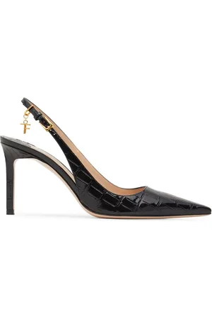 Tom Ford Zapatos Destalonados De Piel Efecto Cocodrilo 85mm