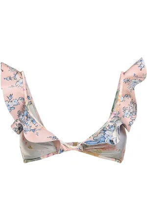 ZIMMERMANN Top De Bikini Con Volantes