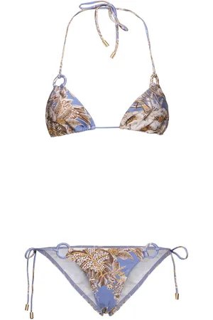 ZIMMERMANN Bikini Triangular Con Anillo