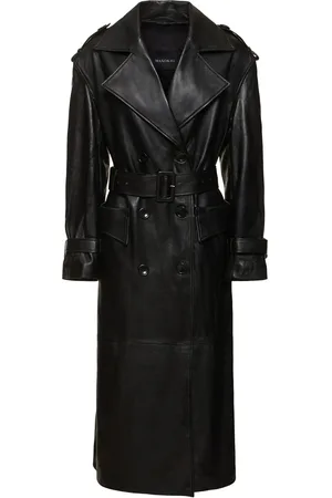 Manokhi Abrigo Trench Oversize De Piel