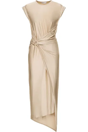 Paco rabanne Vestido Midi De Viscosa Jersey