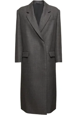 Brunello Cucinelli Abrigo Midi De Lana