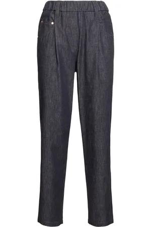 Brunello Cucinelli Pantalones Rectos De Denim