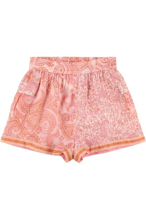 ZIMMERMANN Shorts De Algodón Estampados