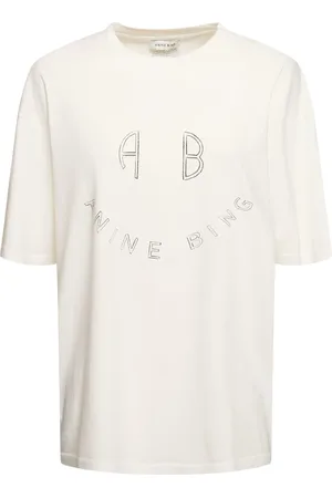ANINE BING Camiseta De Algodón Jersey
