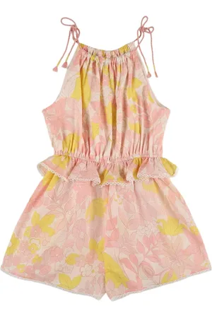 ZIMMERMANN Jumpsuit De Algodón Estampado