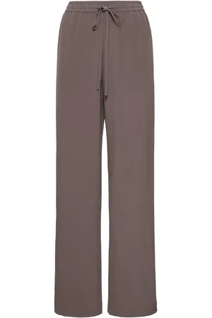 MATTEAU Pantalones Anchos De Seda Elástica