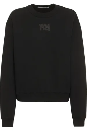 Alexander Wang Sudadera Essential De Jersey De Algodón Con Logo