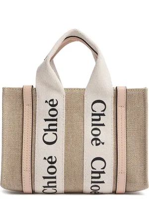Chloé Bolso De Mano Mini Woody De Lona