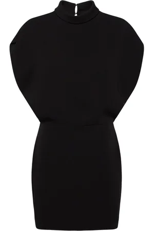 Max Mara Vestido Corto De Cady Sin Mangas