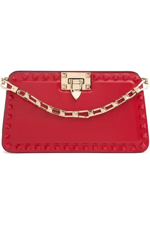 VALENTINO GARAVANI Clutch Rockstud De Piel