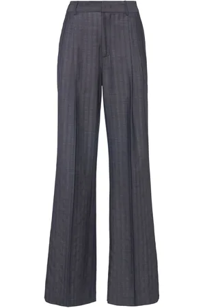Etro Pantalones Anchos De Lana