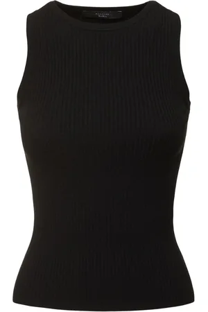 Max Mara Top De Punto Acanalado