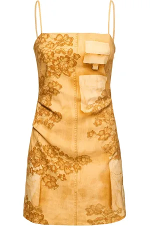 Acne Studios Vestido Corto De Lino