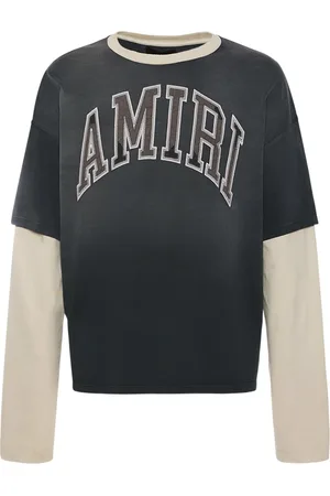 AMIRI Camiseta De Algodón Con Manga Larga