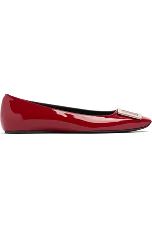 Roger Vivier Zapatos Planos Trompette De Charol 10mm