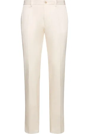 Dolce & Gabbana Pantalones De Gabardina