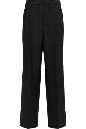 Ami Pantalones De Gabardina De Lana