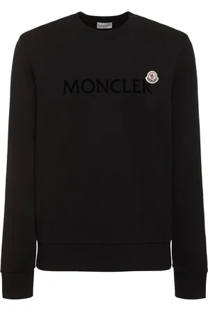 Moncler Sudadera De Algodón Con Parche