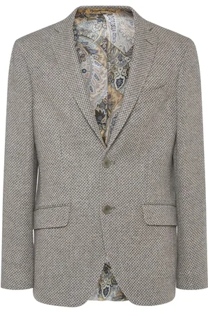 Etro Blazer De Lana Y Cashmere