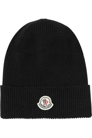 Moncler Gorro Beanie De Punto De Lana Virgen Acanalado