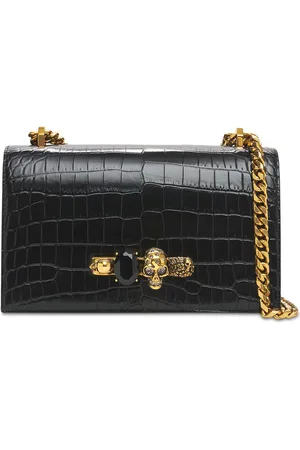 Alexander McQueen Bolso De Hombro De Piel En Relieve Decorada