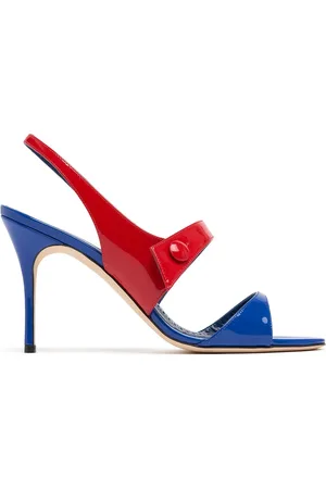 Manolo Blahnik Sandalias De Charol 90mm