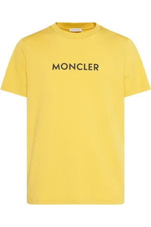 Moncler Camiseta De Jersey De Algodón Con Logo