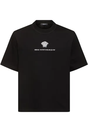 VERSACE Camiseta De Jersey De Algodón