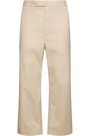 Thom Browne Pantalones Rectos De Algodón