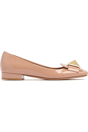 VALENTINO GARAVANI Zapatos Planos One Stud De Charol 20mm