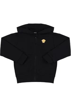 VERSACE Sudadera De Algodón Con Cremallera