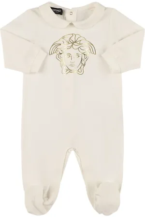 VERSACE Pelele De Jersey De Algodón Estampado