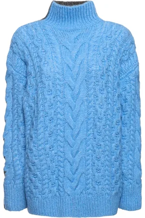 Stella McCartney Suéter Largo De Punto De Alpaca