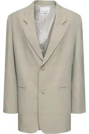 The Frankie Shop Blazer De Viscosa Y Lino