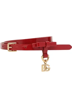 Dolce & Gabbana Cinturón De Charol Con Logo