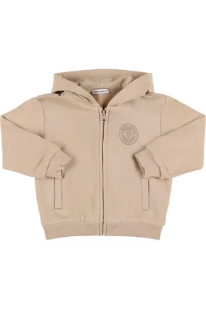 Dolce & Gabbana Sudadera De Algodón Con Cremallera