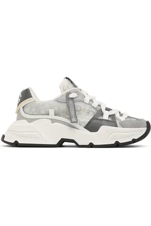 Dolce & Gabbana Sneakers De Piel Con Logo Y Cordones