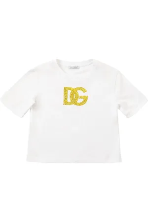 Dolce & Gabbana Camiseta De Jersey De Algodón Con Logo