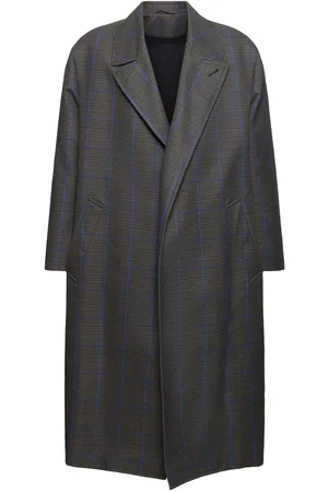 Balenciaga Abrigo Oversize Largo De Algodón