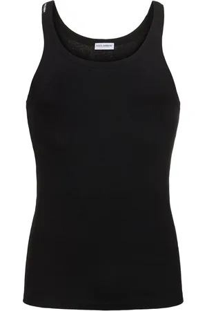 Dolce & Gabbana Camiseta De Jersey De Algodón Acanalado