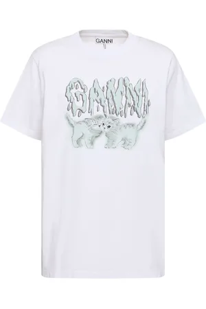 Ganni Camiseta De Jersey